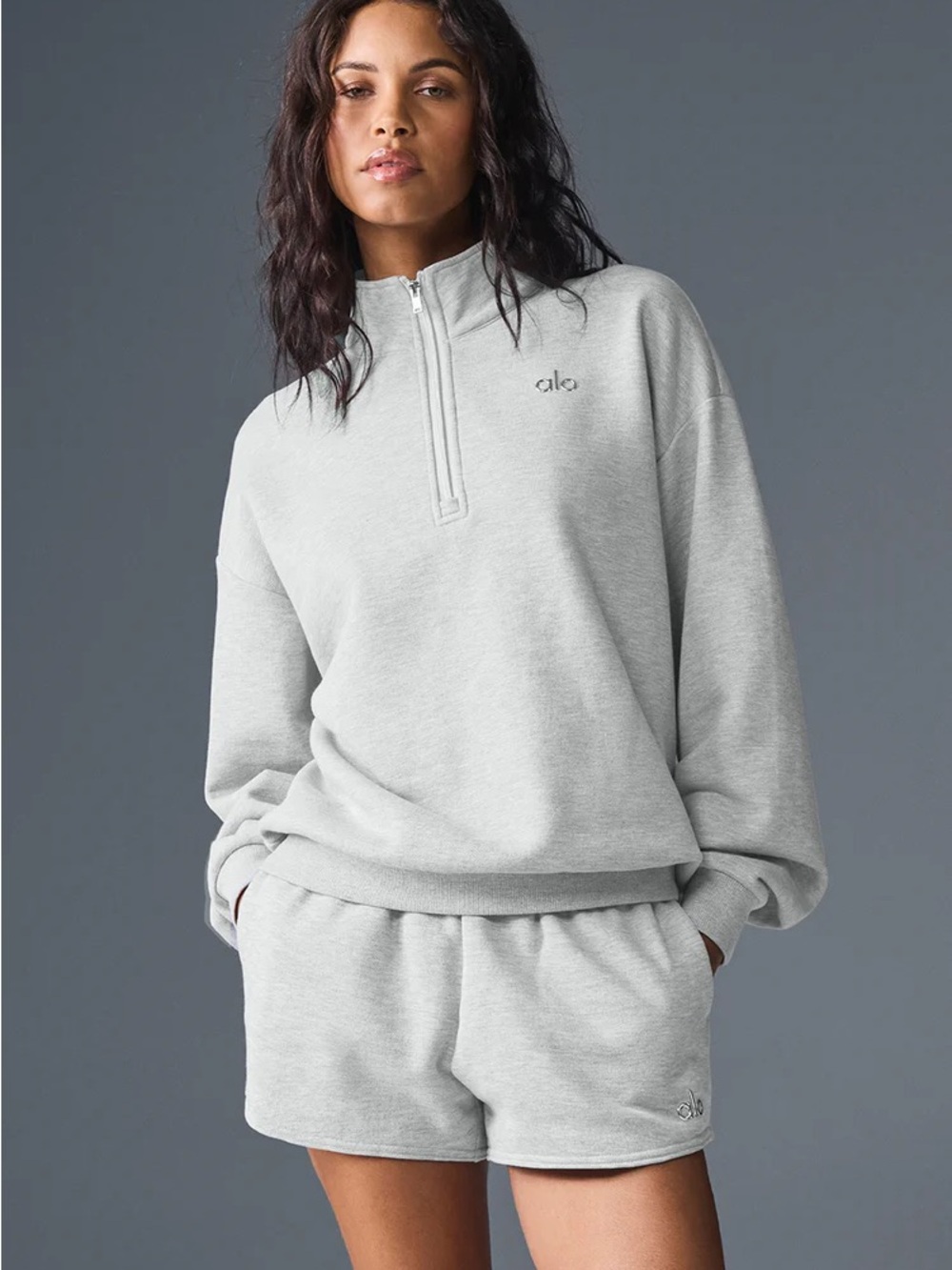 ALO Yoga Accolade 1/4 Zip Pullover Size S